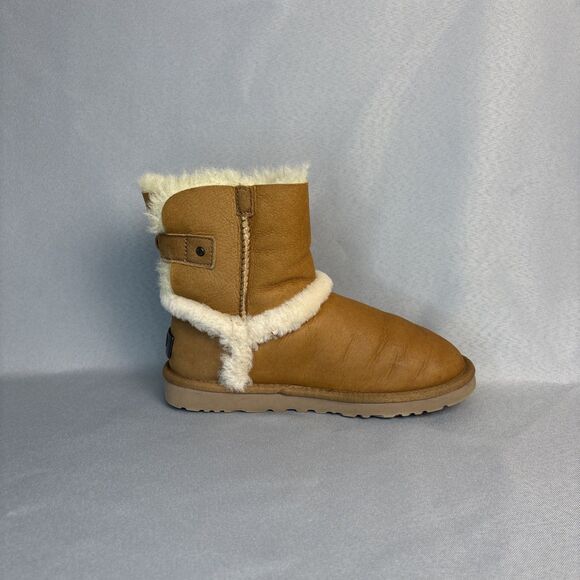 Womens Youth UGG Boots Sz 5 (fits 6) Chestnut Airehart VCHS #1008228 $180 - Picture 8 of 15